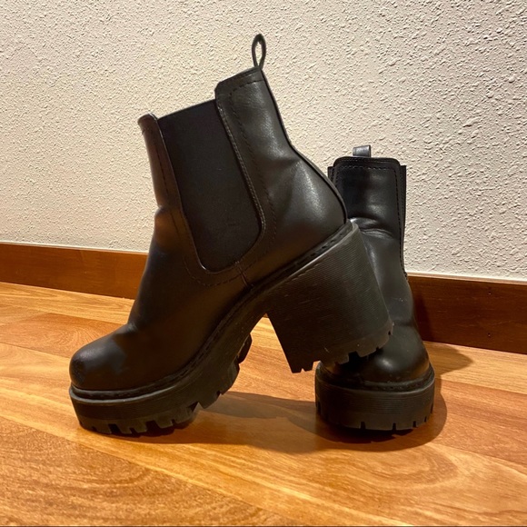 ASOS TRUFFLE Collection Platform Booties - Picture 2 of 6